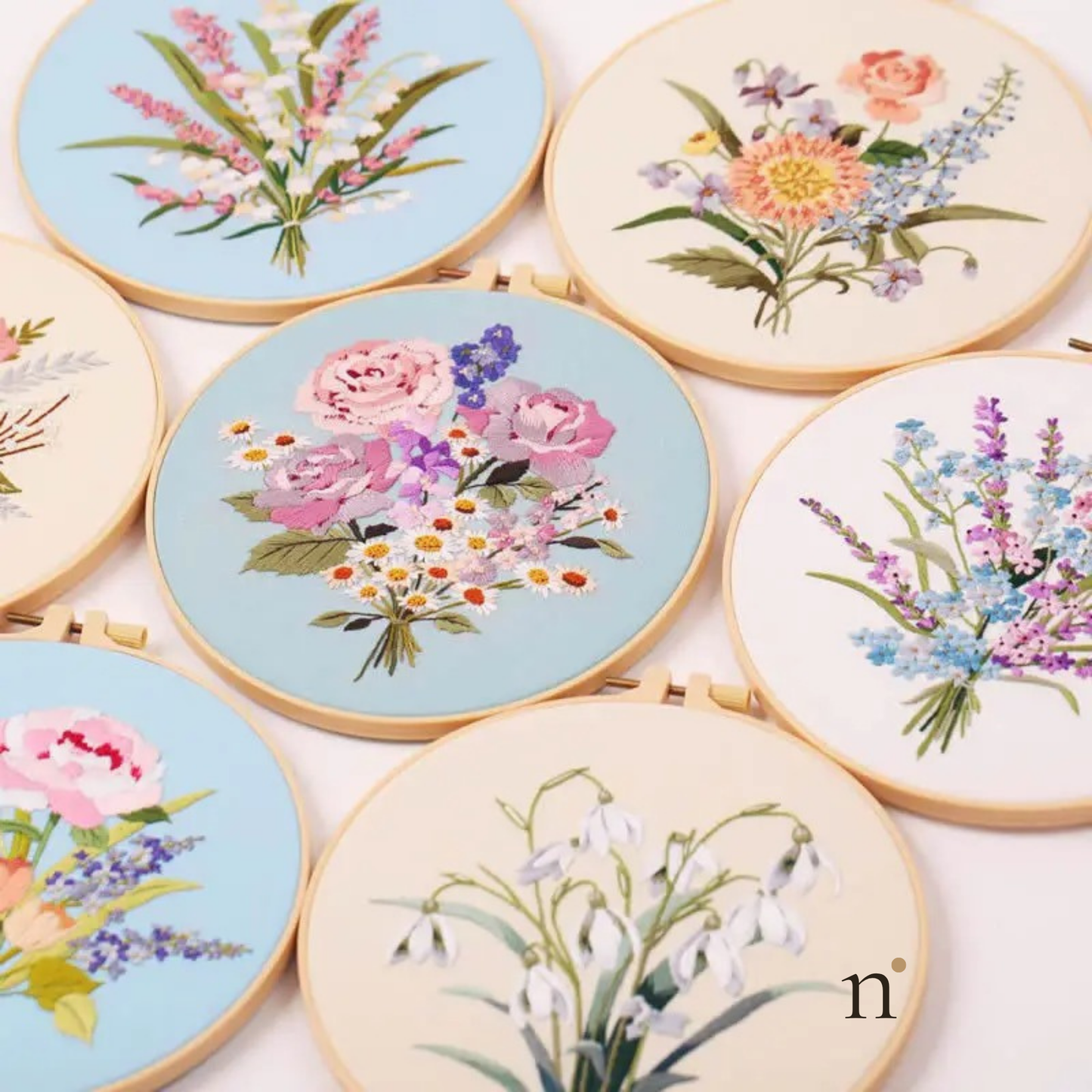 Meadow Flowers — Embroidery Kit