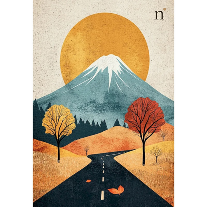 Autumn Road — Paint by Numbers
