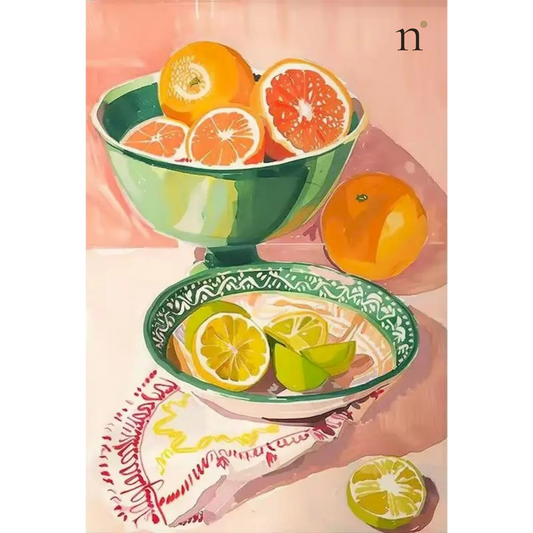 Citrus Bowl — Paint by Numbers