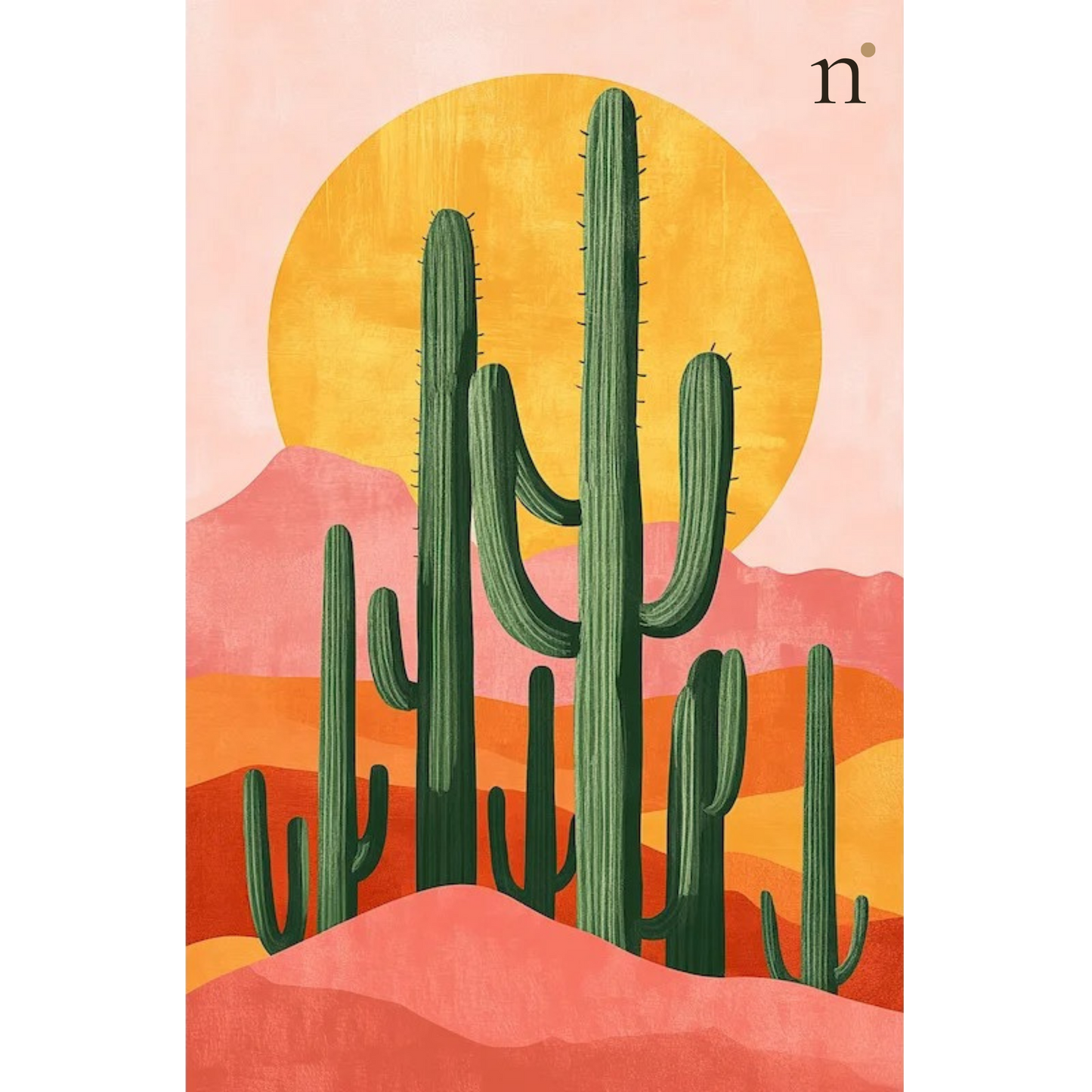 Desert Sun — Paint by Numbers