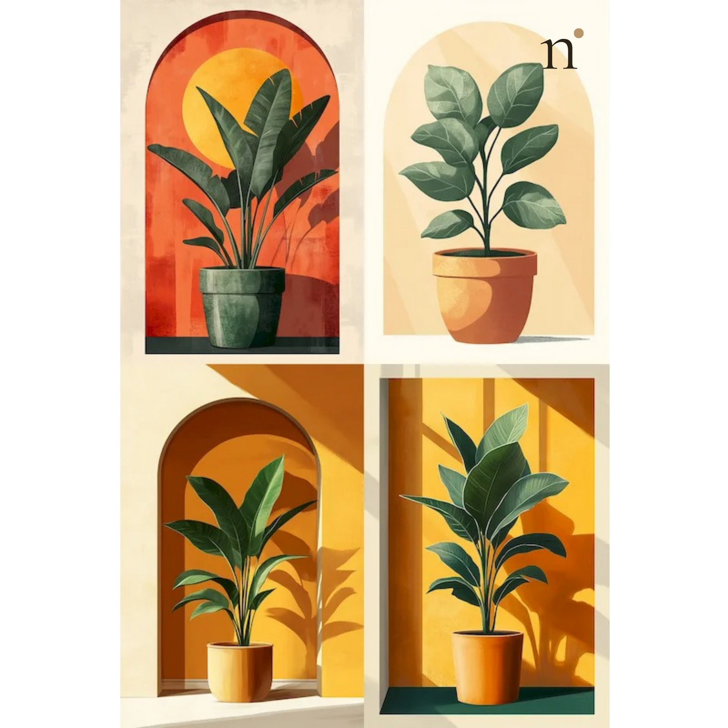 Four Rooms — Paint by Numbers