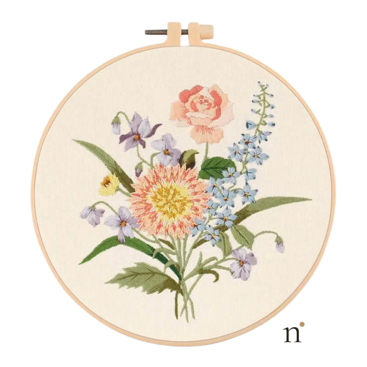 Garden Blooms — Embroidery Kit