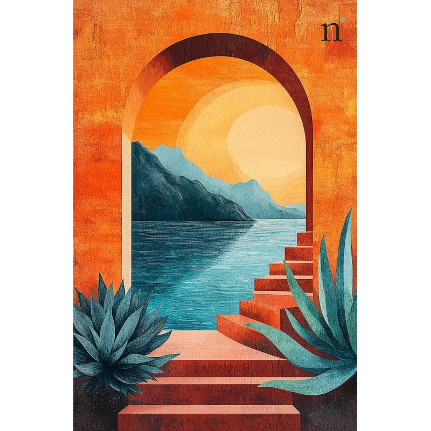 Sunset Arch — Paint by Numbers